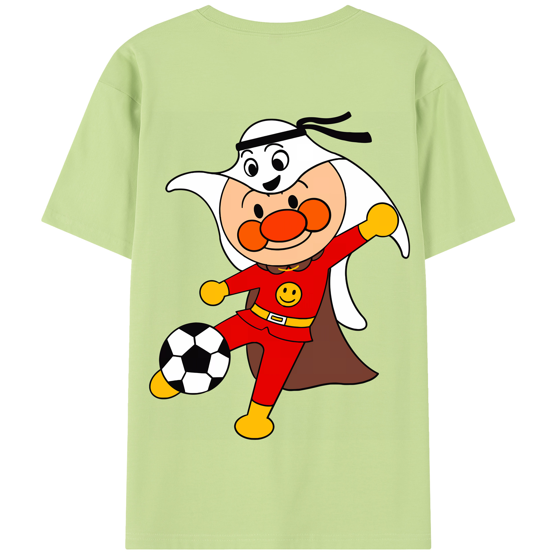 （画像用） アンパンマン Anpanman 綿100％半袖Tシャツ（背面プリント）